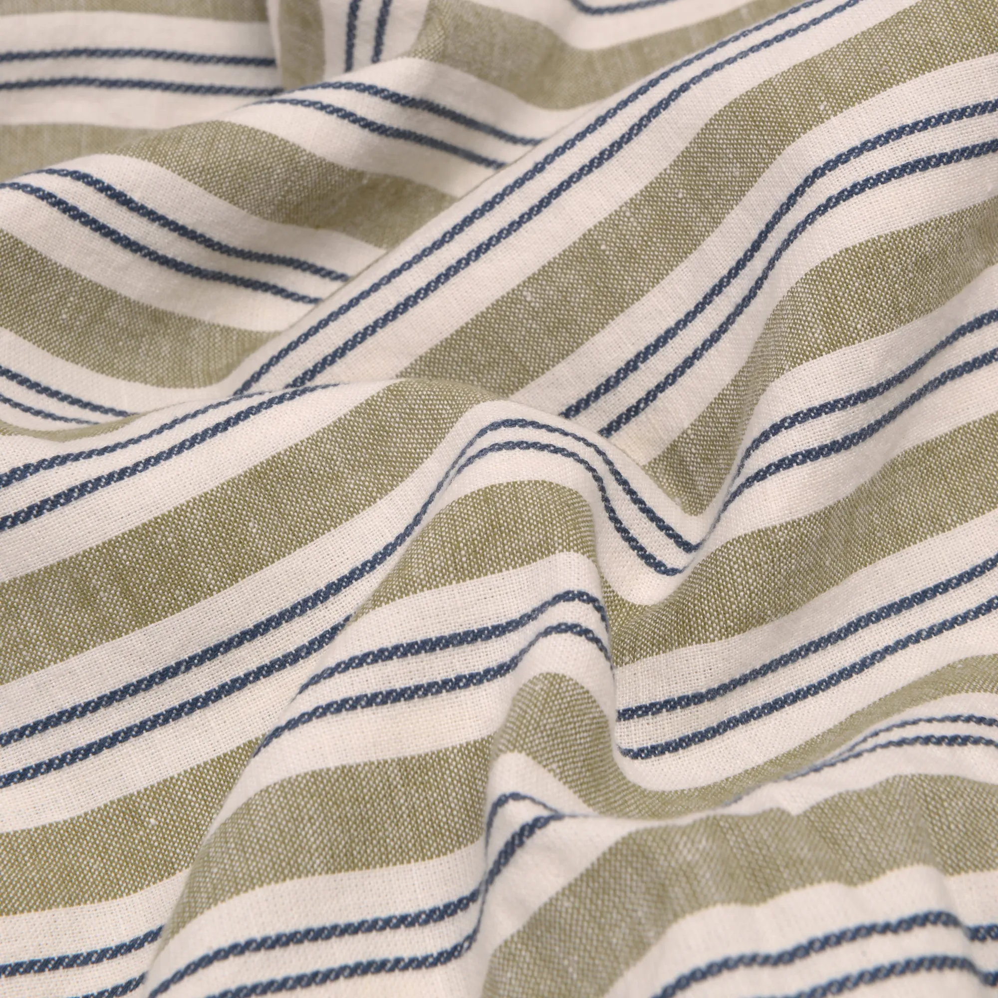 Thyme Somerley Stripe Linen Blend Pillowcases (Pair)