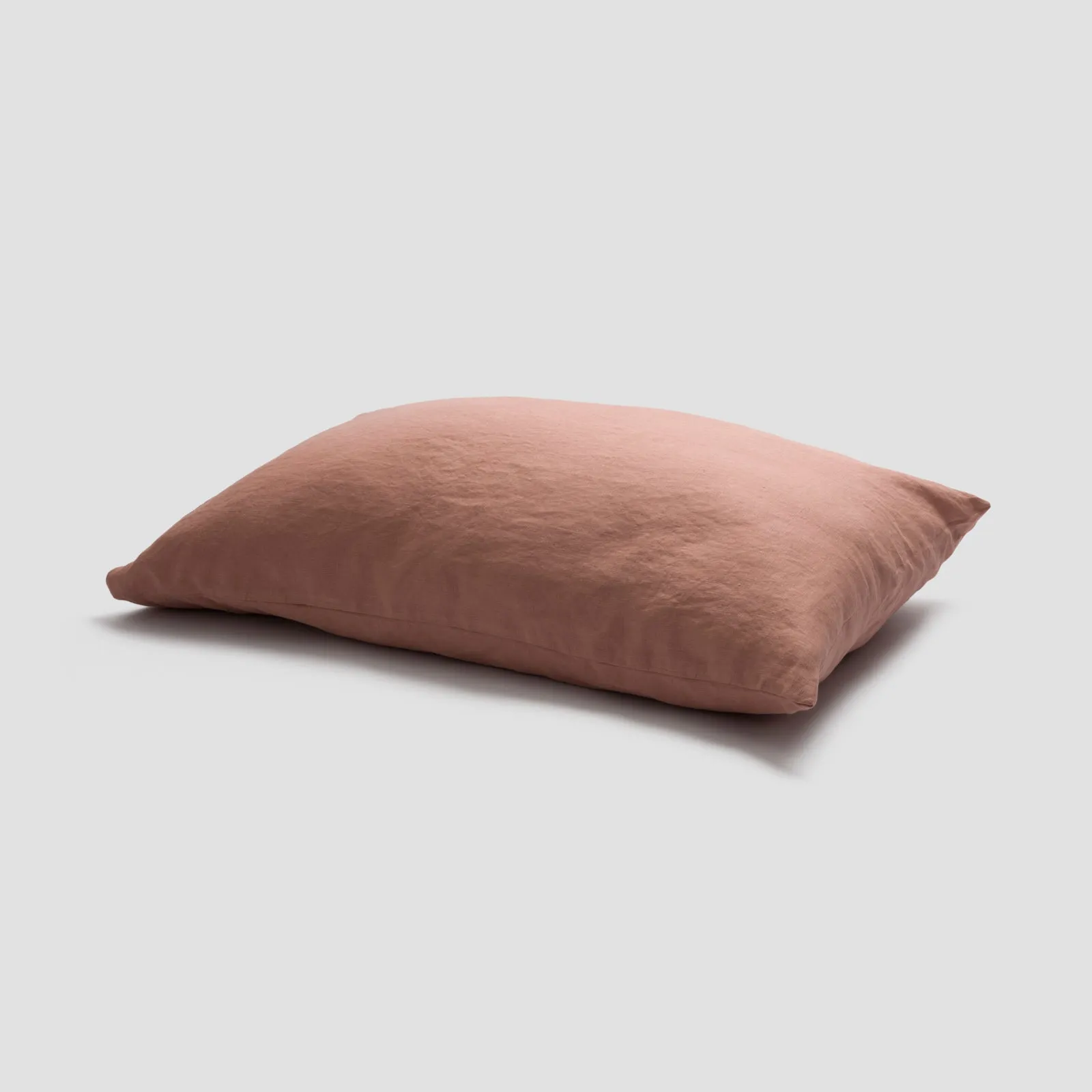 Warm Clay Linen Blend Pillowcase (Pair)